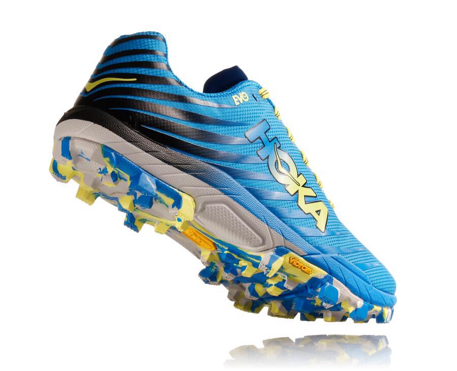 Hoka One One Spor Ayakkabı Erkek Mavi - Evo Jawz - NZ0852614